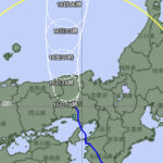 台風７号が京丹後市に接近しております