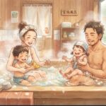 家族一緒のお風呂で温かい思い出を作ってください